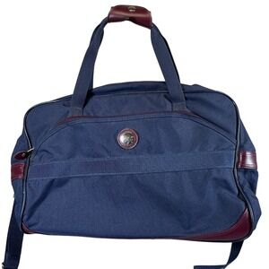 American Tourister Vintage Navy Blue Travel Duffle Bag Carry On Weekender